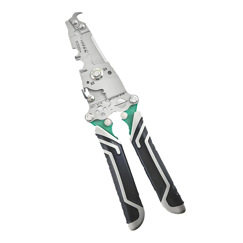 18 In 1 Foldable Wire Stripper,Multifunctional Wire Stripper,Multifunction Wire Stripper,Electrical Pliers-AT36