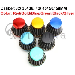 Universal 35mm/38mm/42mm/45mm/48mm Mushroom Head Motorcycle Carburetor Air Filter Cleaner Intake Pipe Modified Scooter ATV