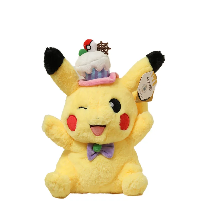 New Pikachu Dream Starting Sailing Jenis Turtle Little Fire Dragon Daidai Beast Plush Pendant Backpack Dianpin DIY Keychain