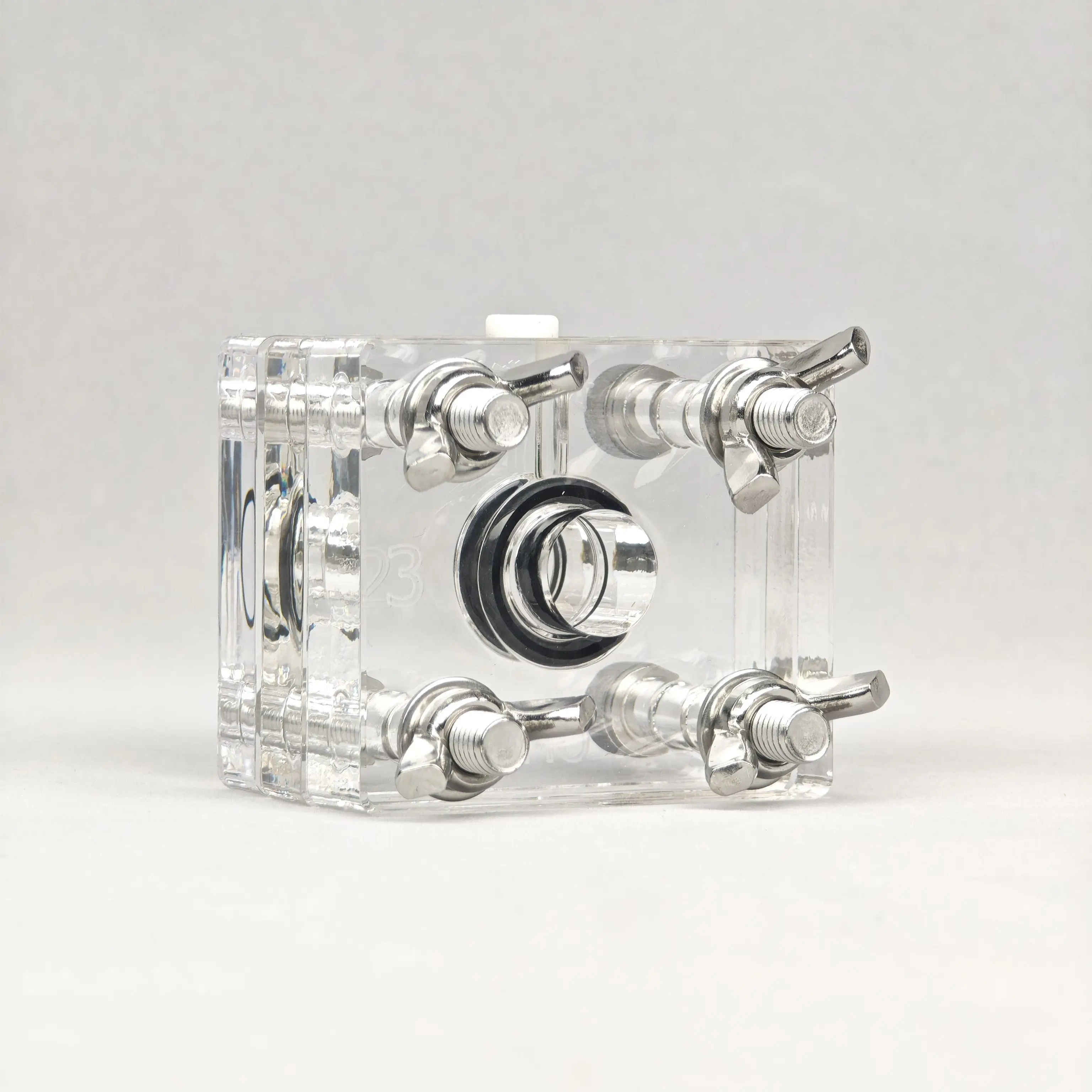 Zinc Air Test Device, Metal Air Transparent Mold, Manual Liquid Addition, Secondary Zinc Air Electrolysis OMS-T