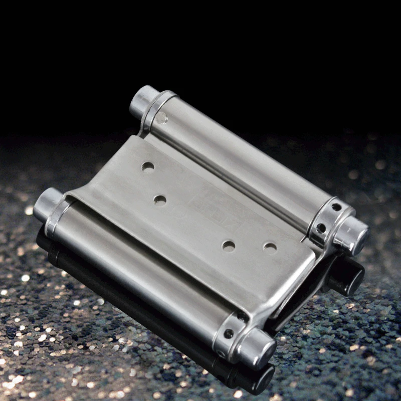 Double open spring 3 inch / 4 inch / 5 inch hinge Stainless steel two way free door hinge hinge cowboy door fence dedicated
