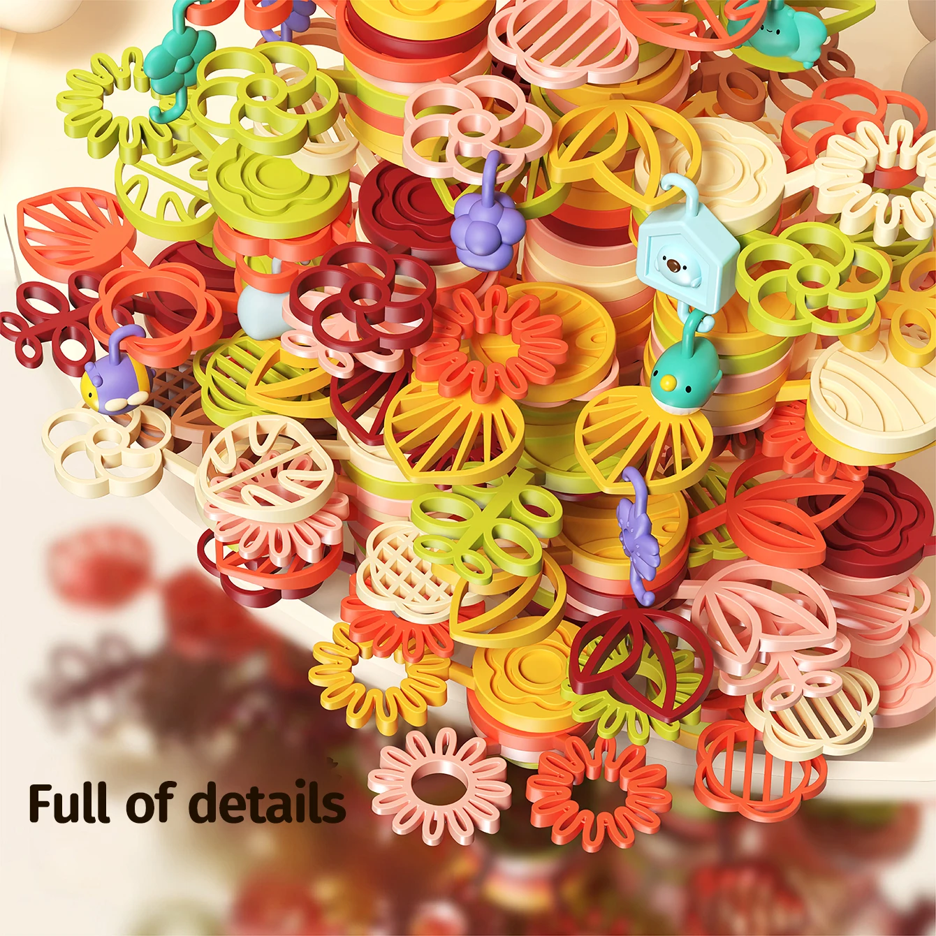 Children's balance tree DIY cute fun stacked tree, parent-child interaction puzzle build stacked high building block