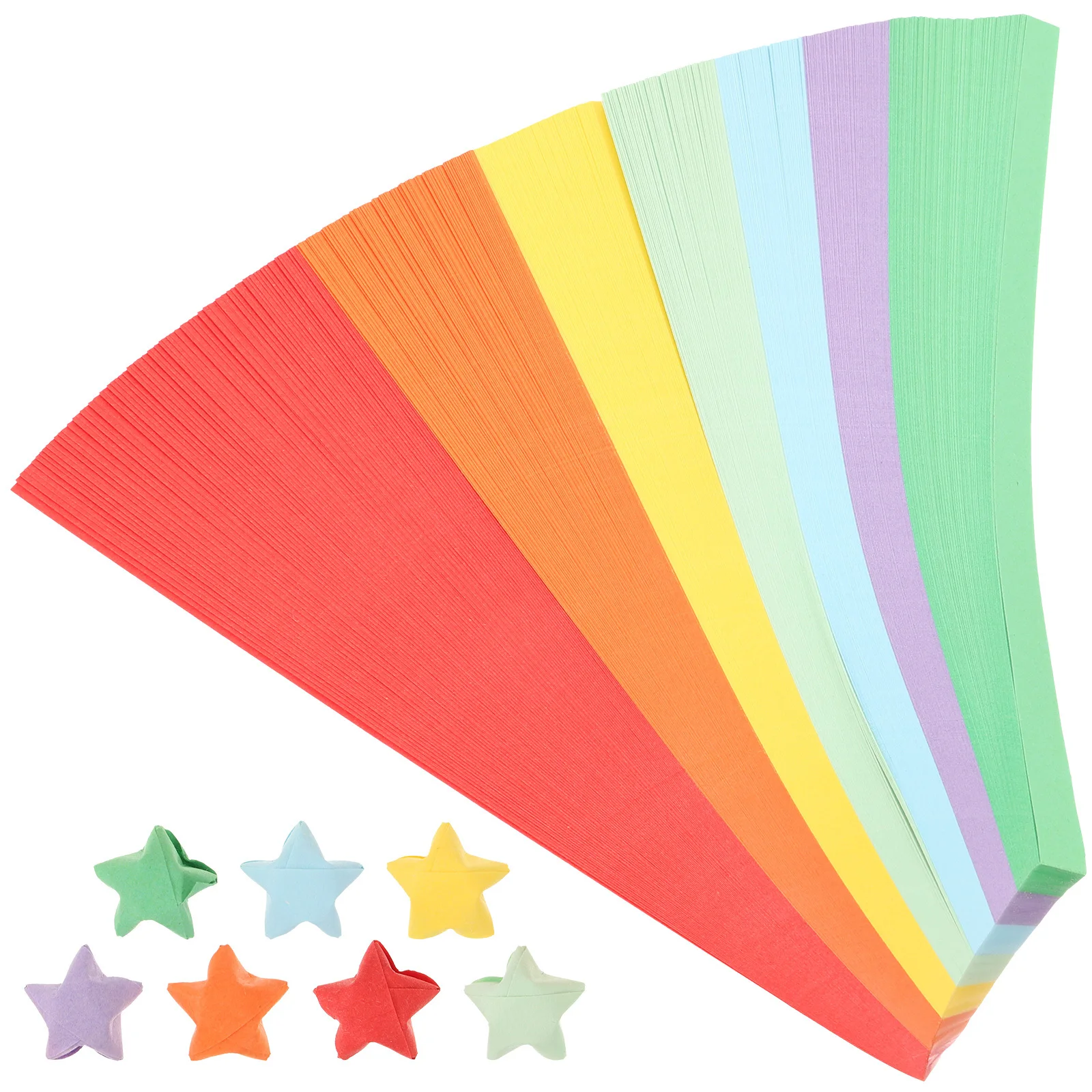 Arkusze do rękodzieła, ekologiczny papier origami w kształcie gwiazdek do kreatywnych projektów DIY, edukacji dzieci, zabawy i rozwijania umiejętności manualnych.