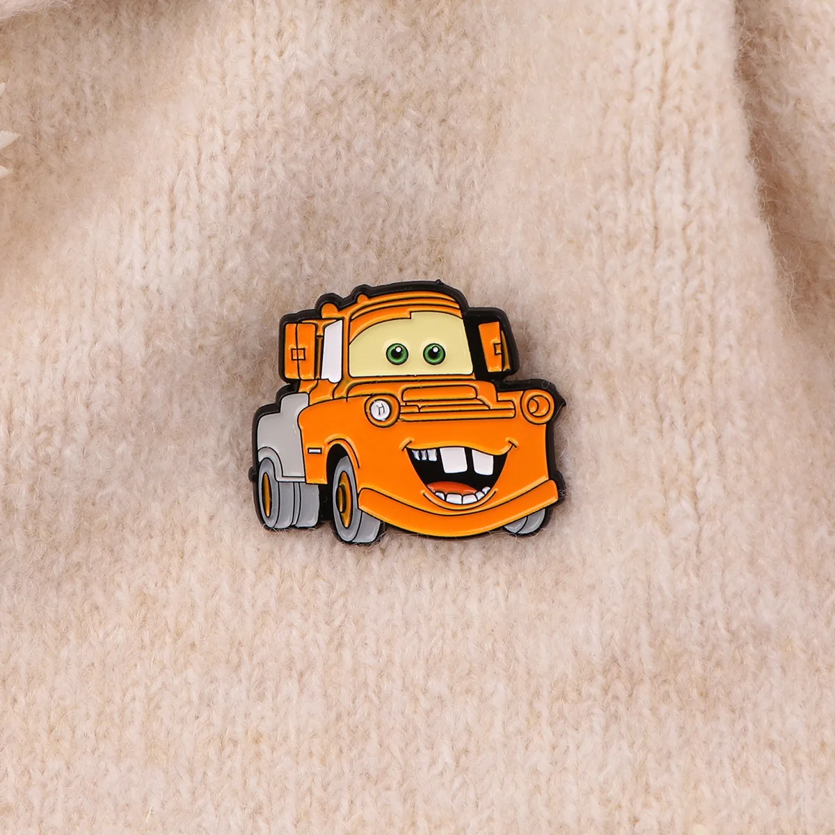 Disney Cartoon Cars Cool Red Car Enamel Pins for Backpack Bag Women Men Fans Accessories Jewelry Gifts