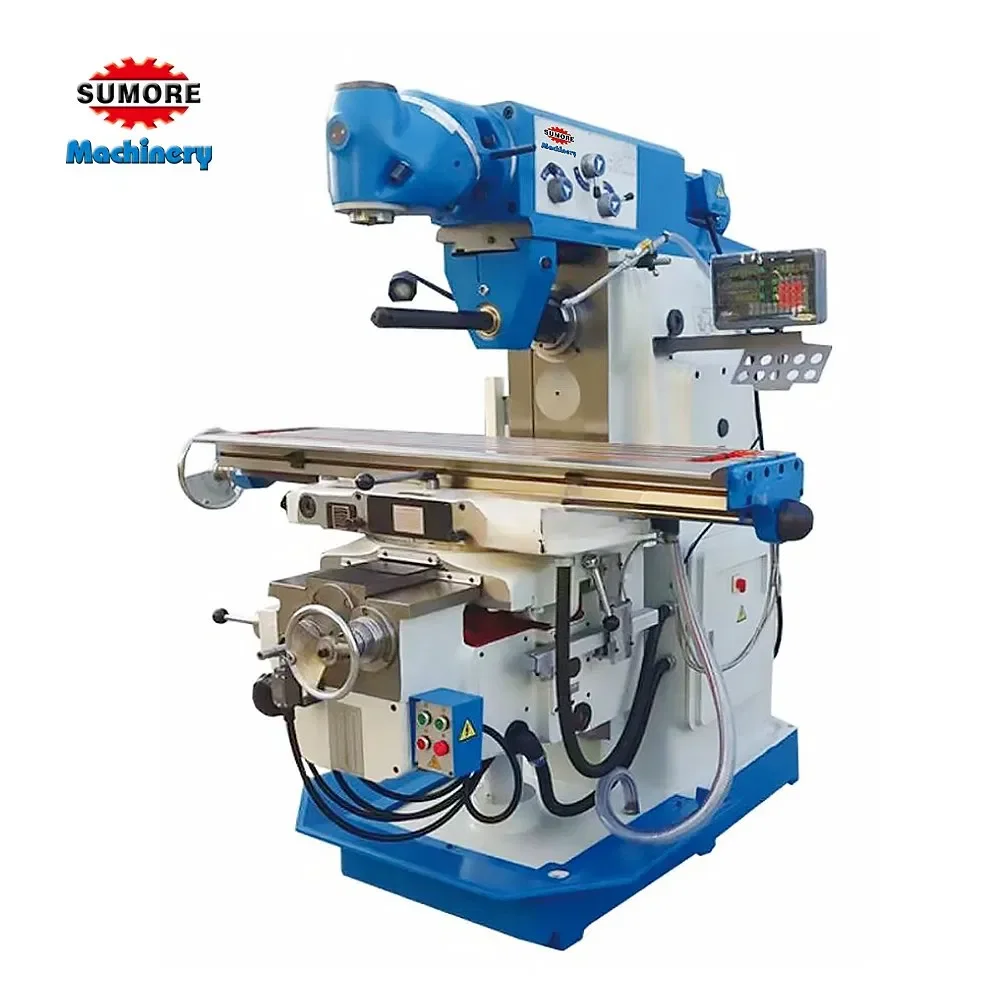 X6240 X6140 High Precision Manual Metal Mills Universal Rotary Head Milling Machine Sumore Sp6240