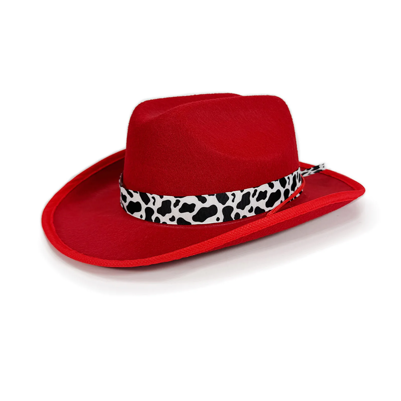 Charmante kindercowboyfeesthoed met riem versierd brede randontwerp met veilig kinkoord voor evenementen en festivals met Halloween-thema