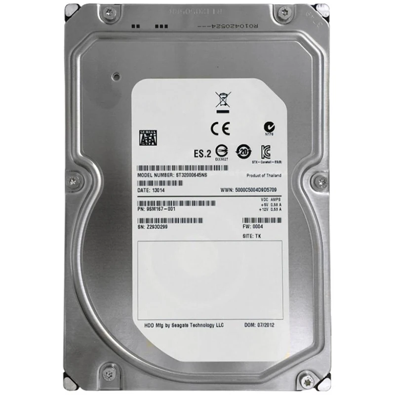 100%New In box  3 year warranty  ST32000645NS  2TB  7.2k SATA  T31KM  Need more angles photos, please contact me