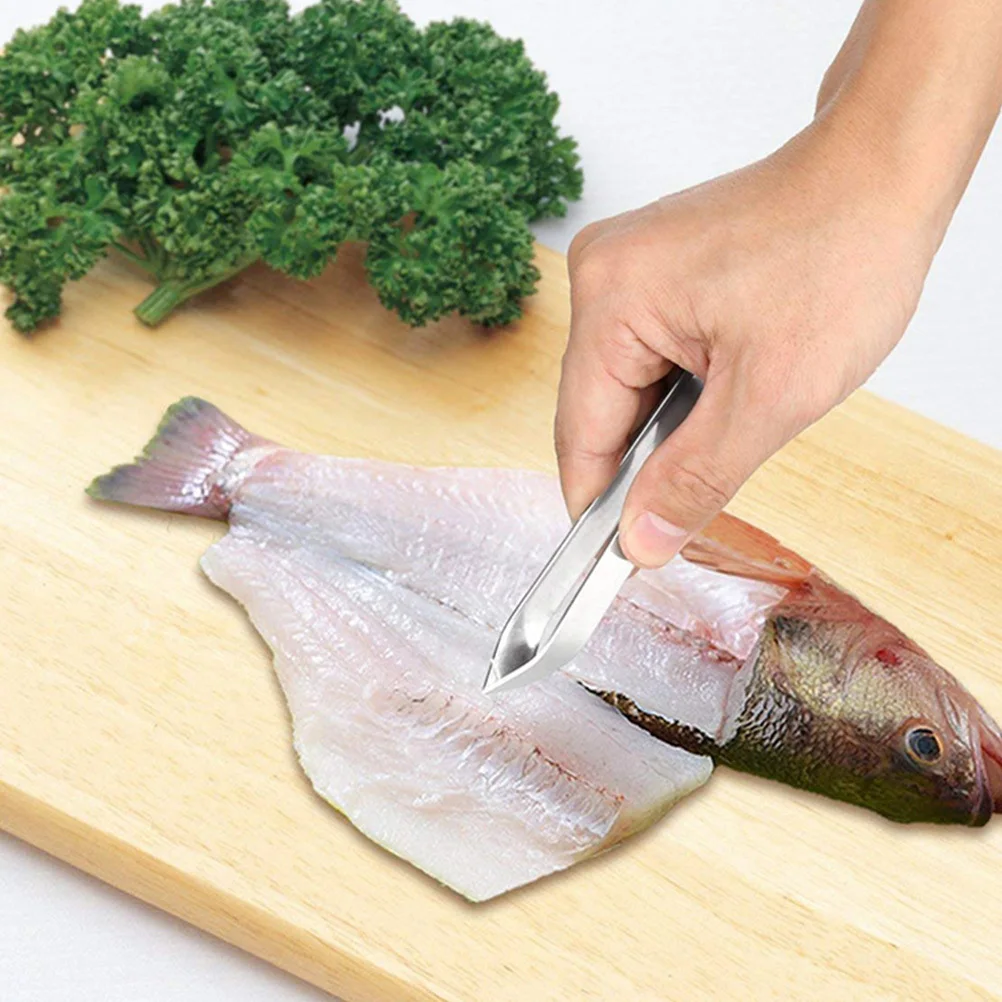 

6Pcs Fish Bone Tweezers Stainless Steel Removal Tool for Chicken Pig Hair Precision Cooking Tweezers Kitchen Supplies