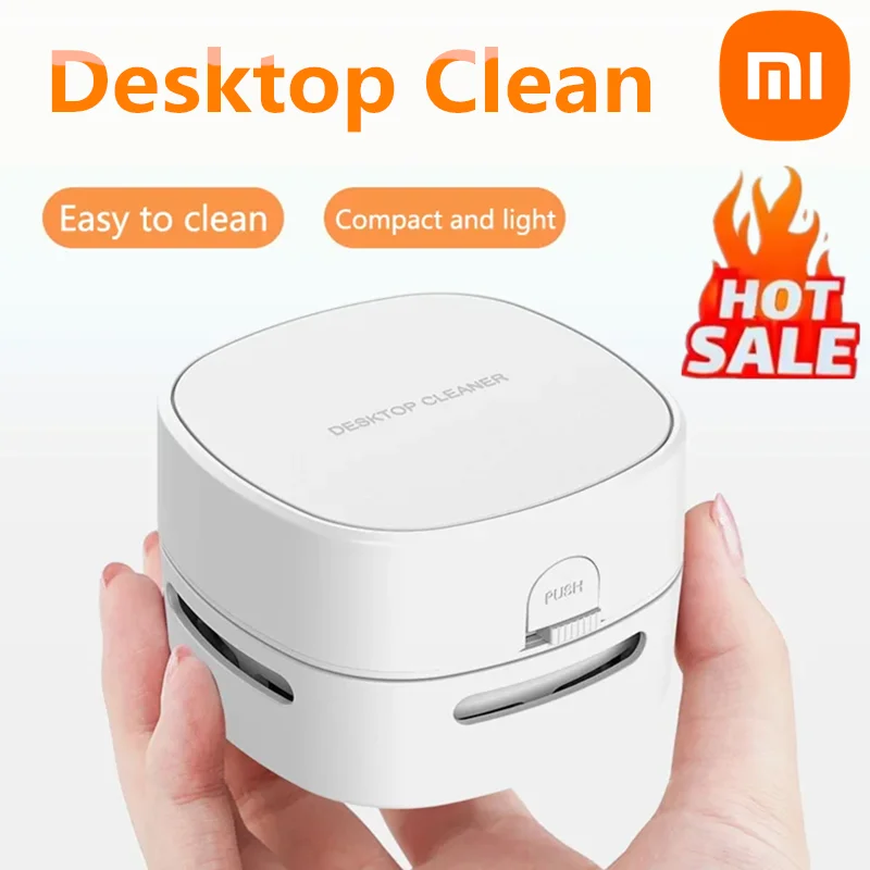 Xiaomi Handheld Desktop Vacuum Cleaner Mini Portable Dust Vacuum Table Sweeper Desktop Keyboard Cleaning Tools For Home Office