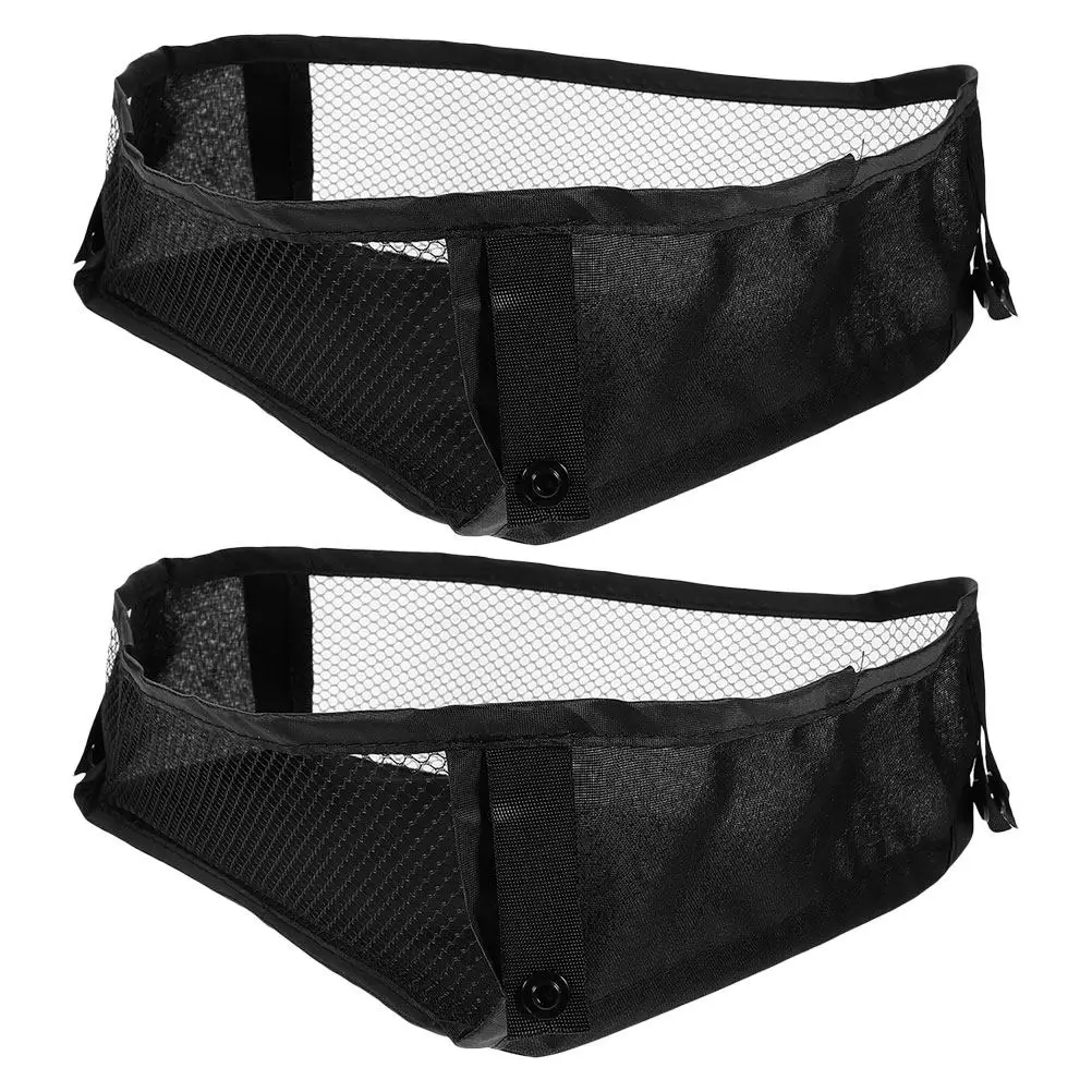 

2Pcs Universal Baby Stroller Mesh Organizer Detachable Net Pouch Hanging Storage Bag Basket Accessories Diaper Snack Storage