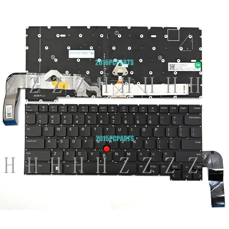 

Новая клавиатура с подсветкой для Lenovo Thinkpad E14 Gen 5 Type 21JK 21JL 21JR 21JS, американская раскладка