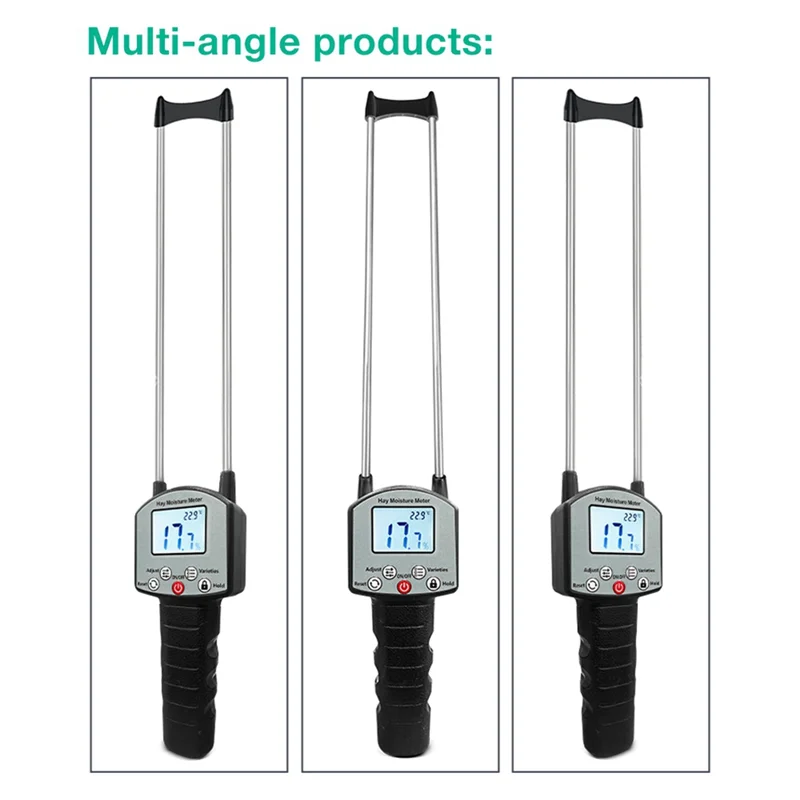 

OFSS-Portable Hay Moisture Meter For Cereal Straw, Bran, Leymus Chinensis, Emperor Bamboo Grass Fibre Content Testing Tool