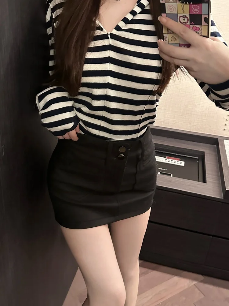 

Юбка M900 с высокой талией, женская, осенне-зимняя, А-силуэт, новая коллекция весна-лето, облегающая короткая юбка, повседневная