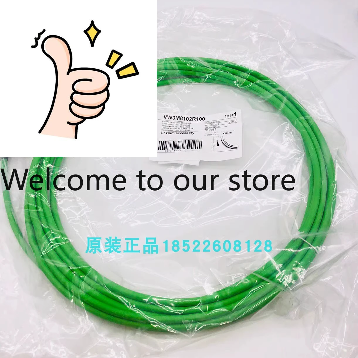 

В наличии, кабель энкодера VW3M8102R100 длиной 10 метров, оригинальный продукт от официального дилера, компенсация за подделку — 10 раз больше стоимости подлинного товара.