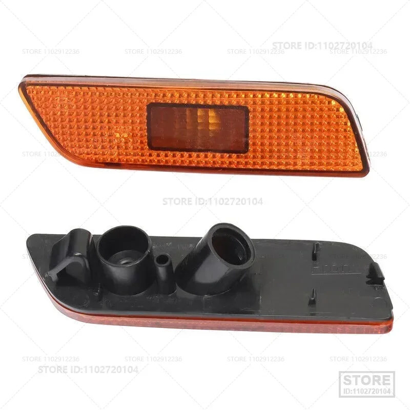 For 1999-2006 VOLVO S80 Front Marker Turn Signal Indicator Lamp Light Lens Housing 9188263 9188264