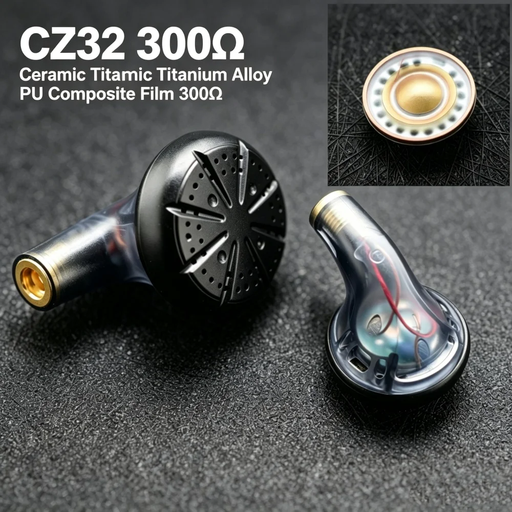 FENGRU CZ32 セラミックチタン合金PU複合フィルム 32オーム 300オーム