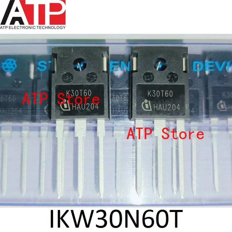

10-30 шт. 100% новые оригинальные транзисторы K30T60 IKW30N60T TO-247 IGBT с низкой потерей DuoPack 600 В 30 А IKW30N60TFKSA1