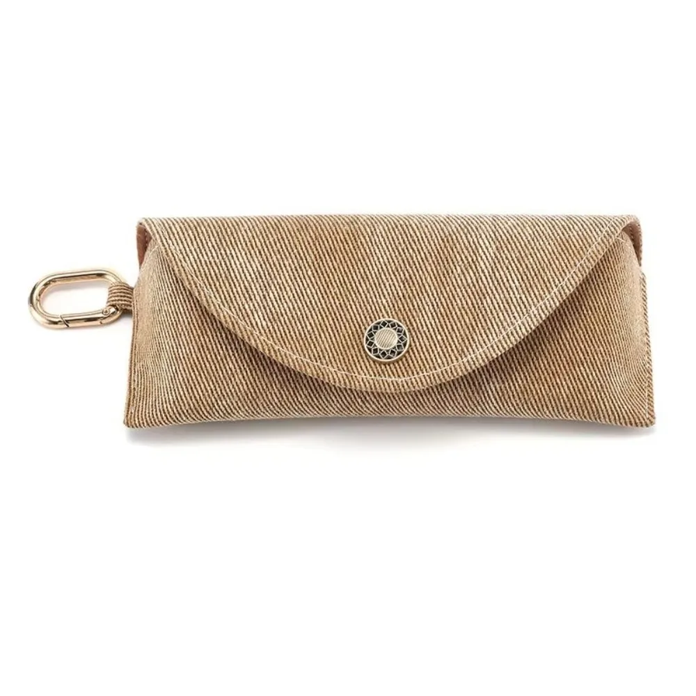 

Fashion Dustproof Denim Glasses Box Hanging with Hook Glasses Case Holder Sunglasses Bag fGlasses Organizer