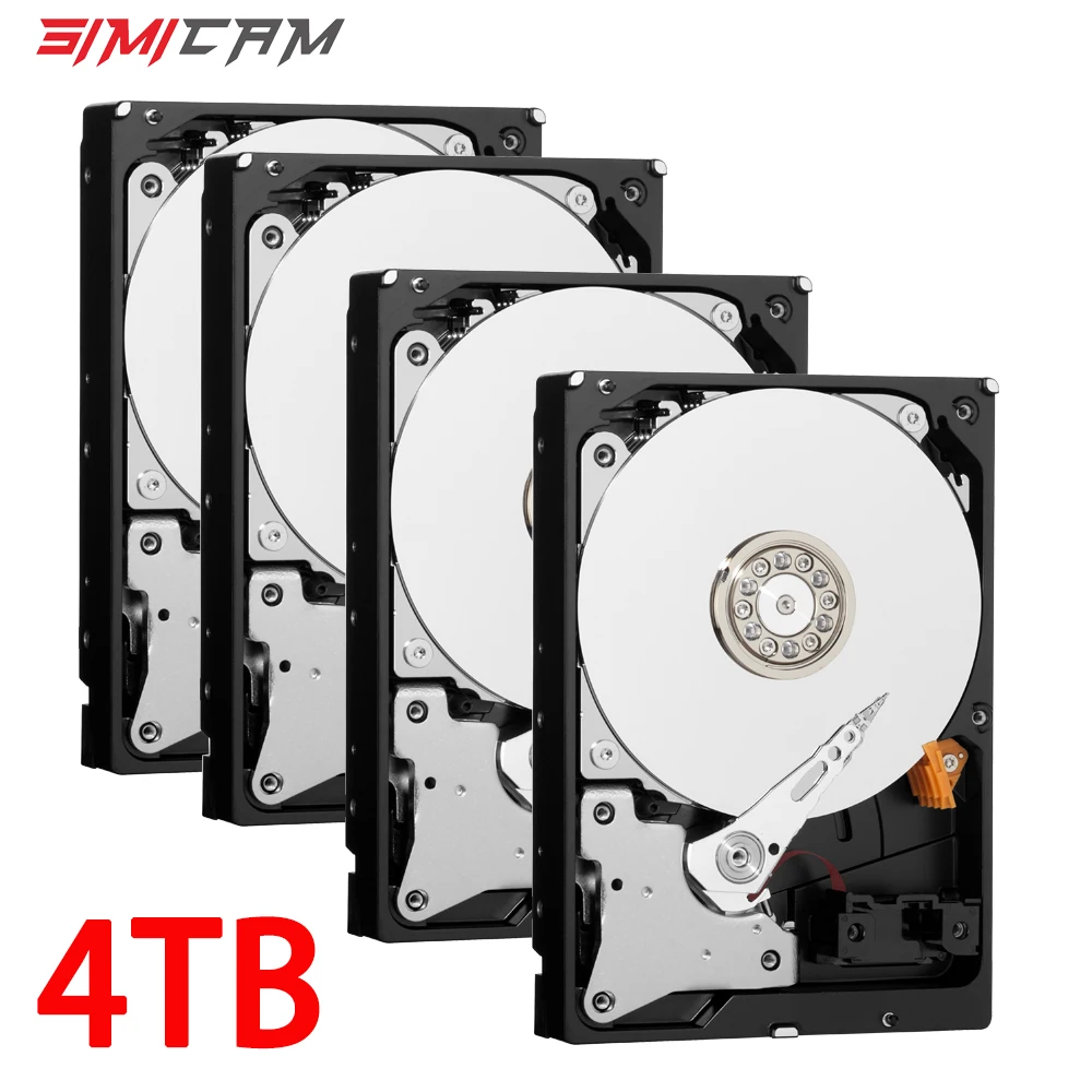 internal hard drive, 4 TB, 3.5 inches 64 MB cache SATA 500GB 1TB 2TB 3TB 4TB high-definition hard drive For computer DVR NVR