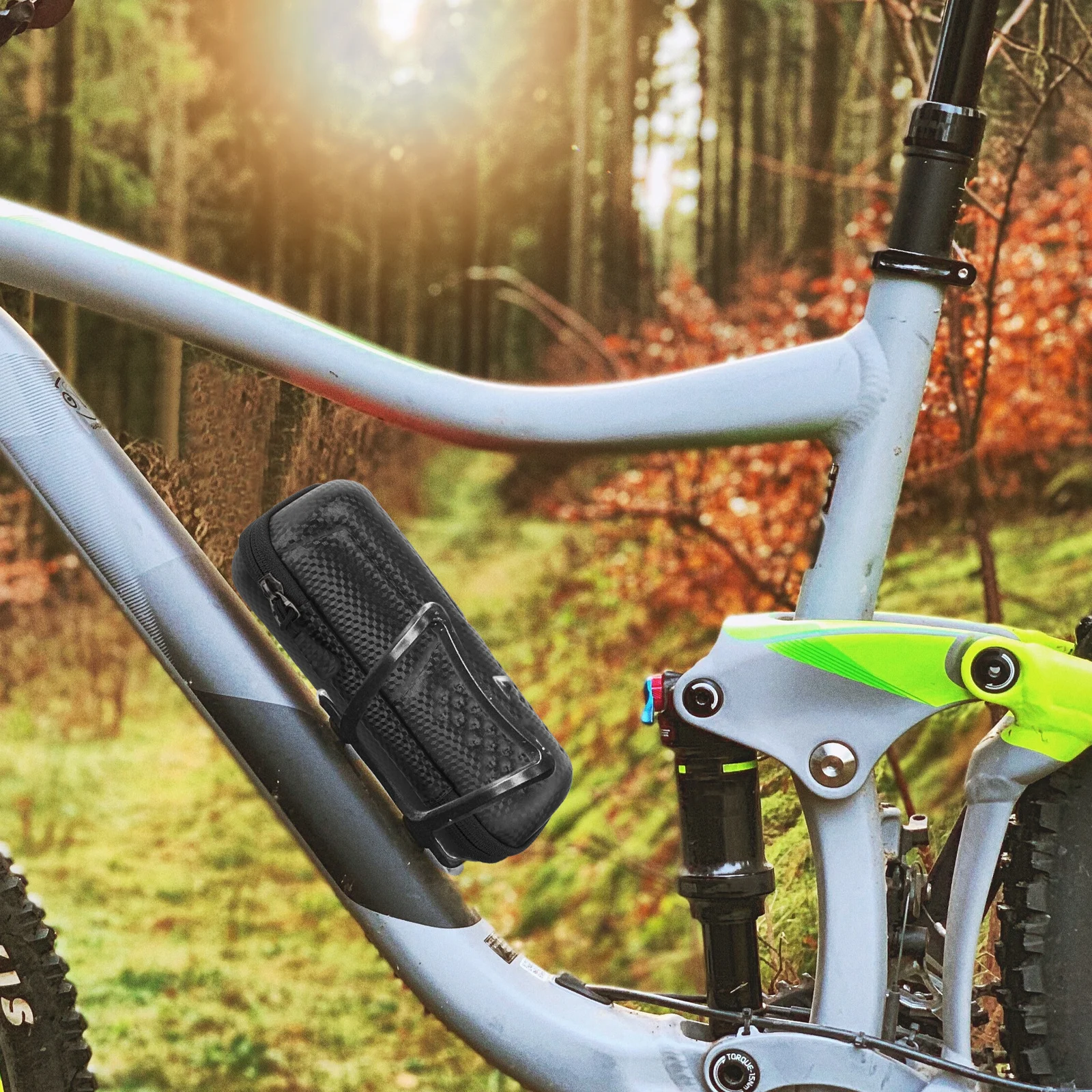 

1pc Bicycle Tool Bag Waterproof Bike Frame Storage Pouch For Repair Essentials Front Tube Organizer Mountain Road Foldable Bikes