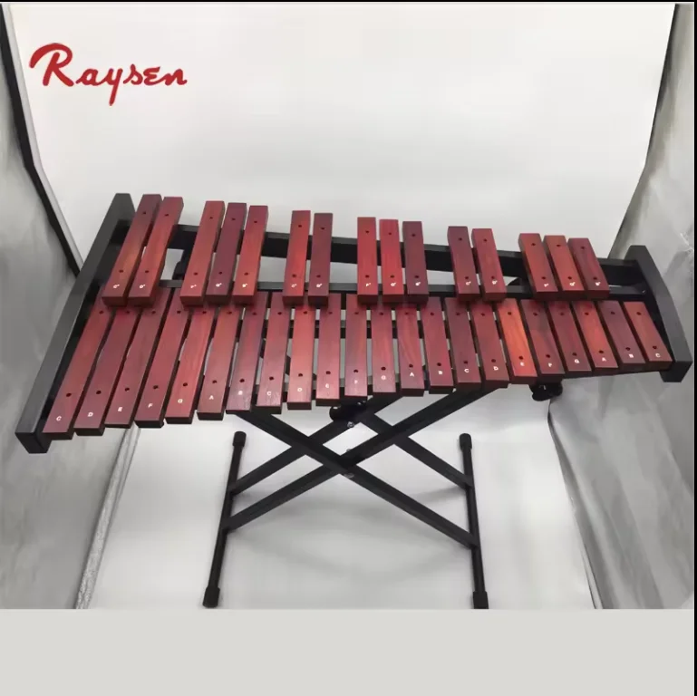 Instrumentos de percusión de xilófono de 37 tonos Notas musicales de xilófono para niños