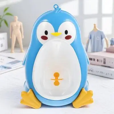 

Penguin Shape Urinal Pee Toilet Mounted Suction Cup Adjustable Height Large Capacity Easy