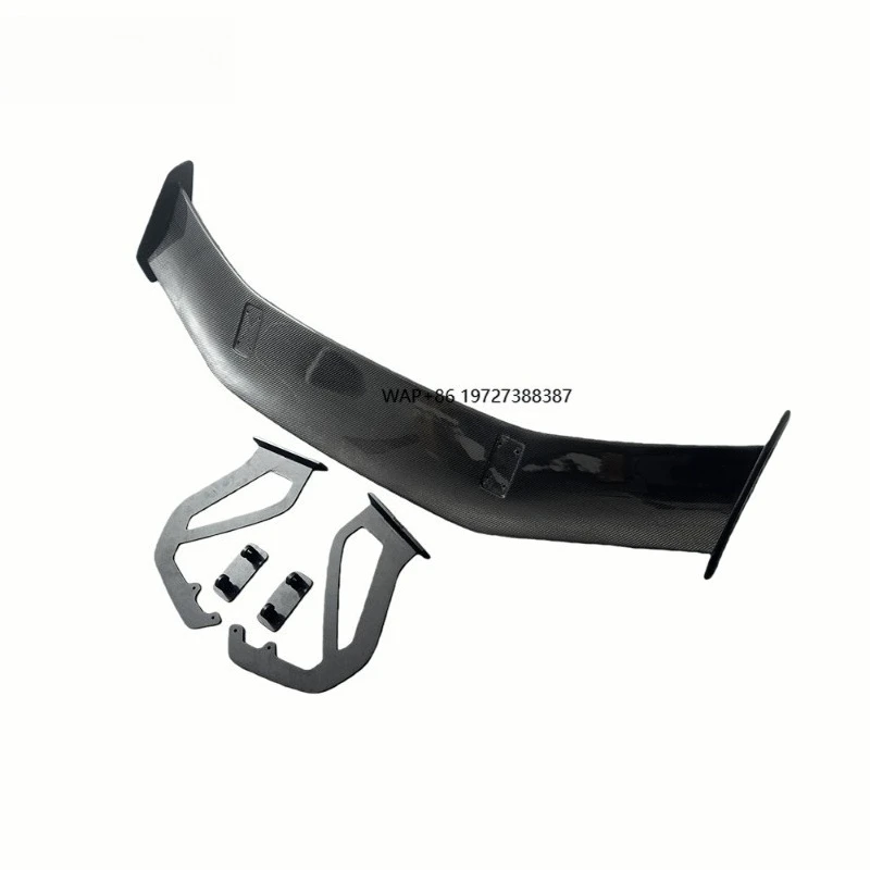 High Quality Carbon Fiber GT4RS Style Rear Trunk Wing Car Spoiler for  718 Modification