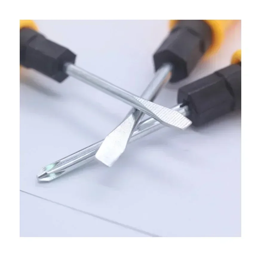 Cacciaviti a croce con intaglio a doppia testa a 2 lati Viti a mano portatili per uso domestico per esterni Strumenti di riparazione per rimozione driver Utensili manuali