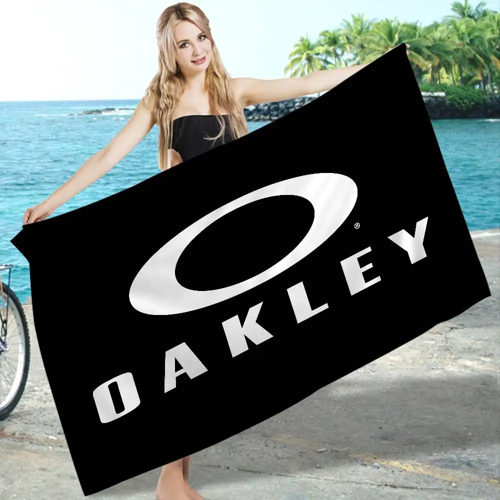 O-Oakley Beach Towel Colorful Bath Towels for Girl Microfiber Quick Dry Custom Sand Free Beach Yoga Spa Gym Pool