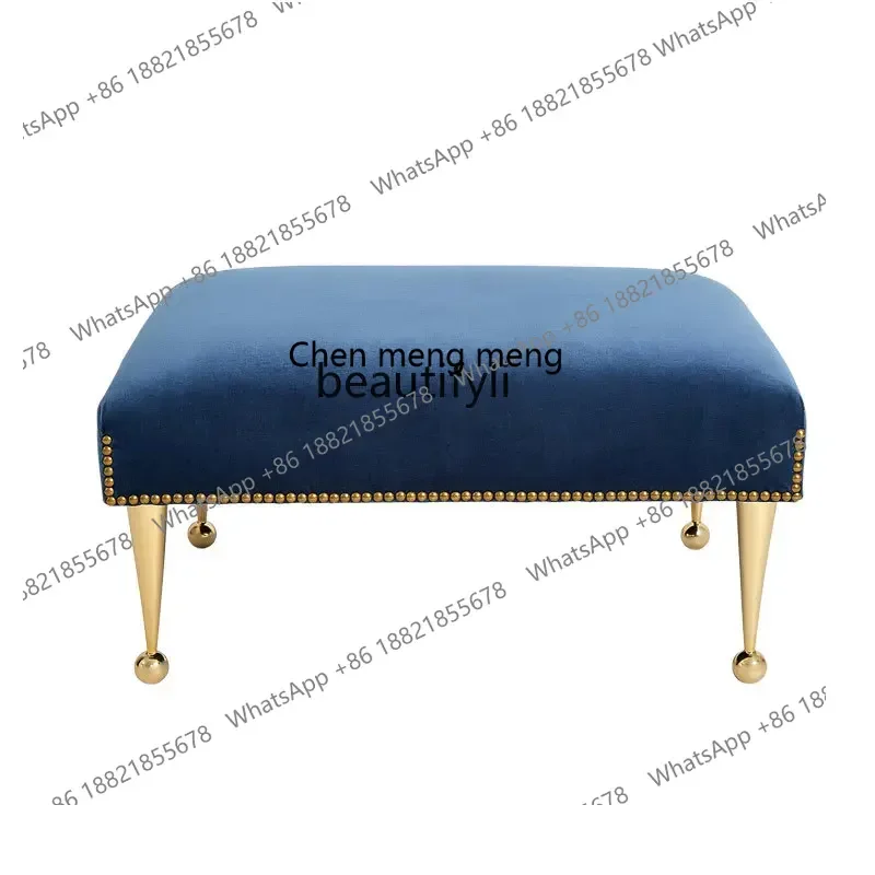 cn8350 LHY zq French Entry Lux Metal Single-Seat Sofa Chair Nordic Design Blue Purple Balcony Leisure Chair