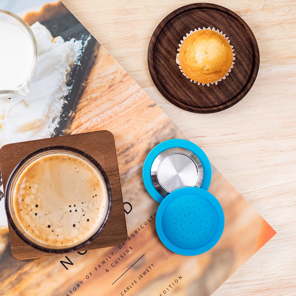 Refillable Coffee Capsules Compatible with Nespresso Zenius - Reusable Espresso Pods Specialized Machine Coffee Filter for Crema