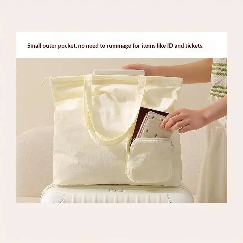 Lässige große Handtaschen, modische Hobo-Schultertaschen für Damen, Einkaufstaschen, Arbeitstaschen, faltbare Reisetaschen – Detail 5