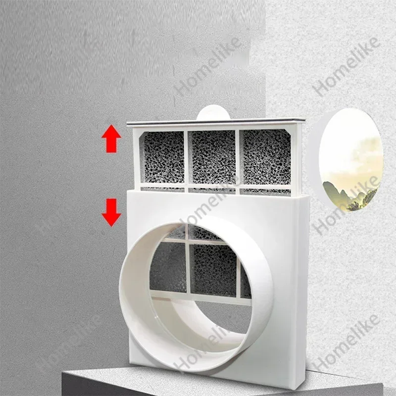 Duct Air Filter Pull-out Sponge Net For PVC Pipe PE Pipe Aluminum Foil Tube Inlet Pre- Filter Deworming And Deashing Clean Tool