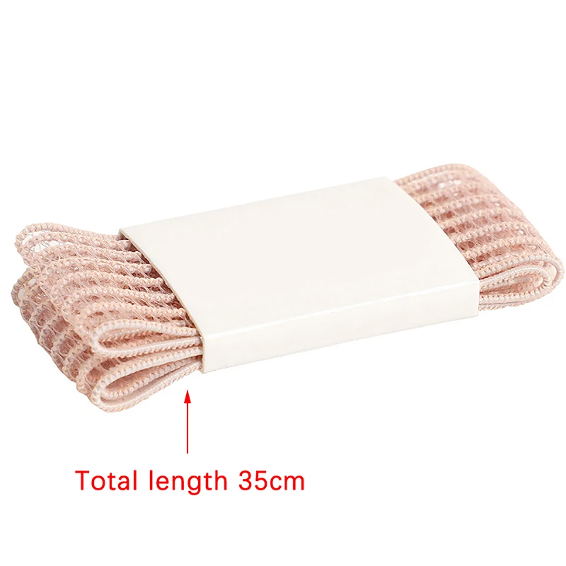 Bandes élastiques pour chaussures de ballet, bandes élastiques invisibles pour chaussures à pointe, bande résille rose