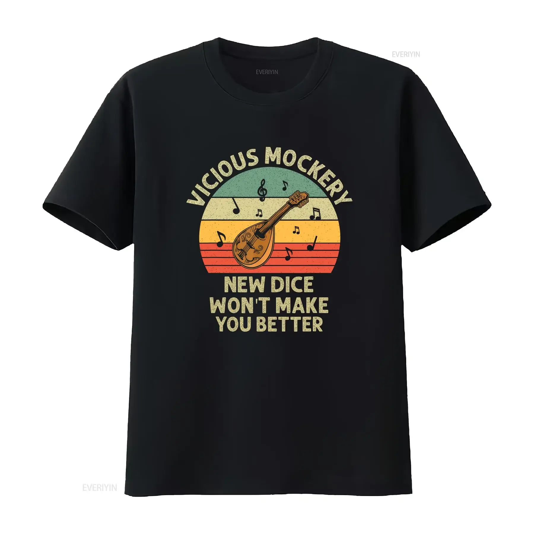 Vicious Mockery DnD Class T Shirt Bard Vintage Retro Design vintage Washed Slightly designer clothes Top For Everyday Wear