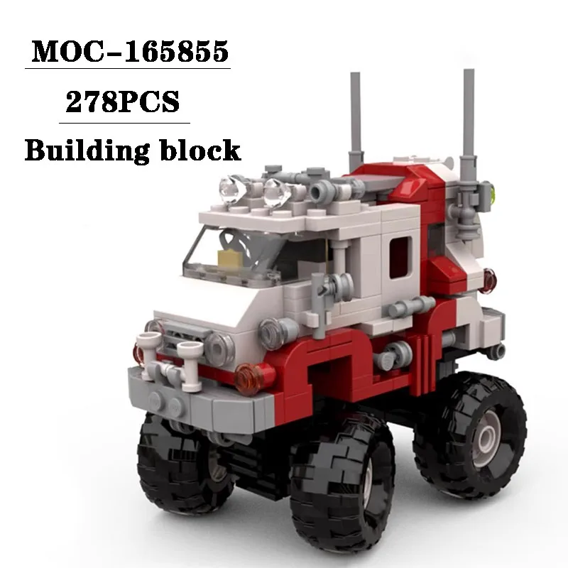 

Building block MOC-165855 mini car splicing model 278PCS adult children's puzzle education birthday Christmas toy gift ornaments