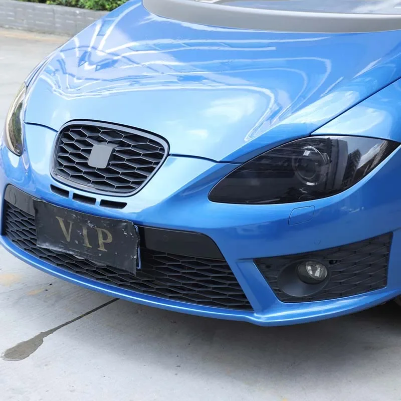 

Suetlcoity For SEAT Leon MK2 2008-2012 TPU Black Car Front rear Headlights Turn signal Decorative Film Sticker Car Accessories