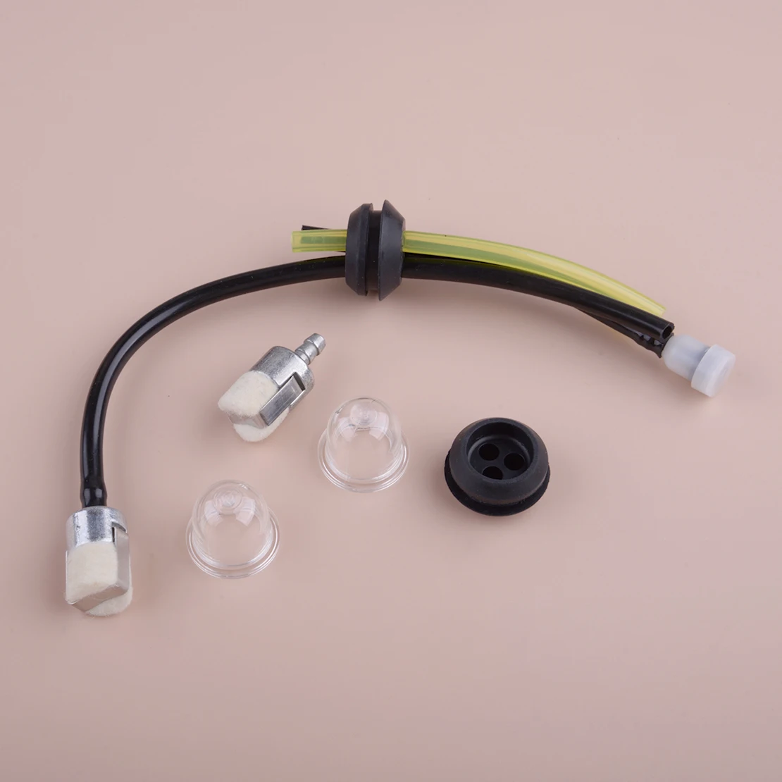 Filtro de Gasolina com Mangueira de Gasolina e Primer Adequado para Roçadora de Gasolina Matrix Bms 9004