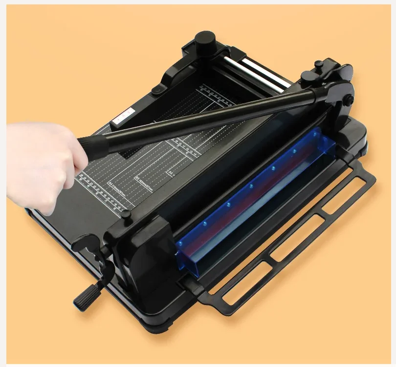 Heavy Duty Manual Stack Paper Cutter Machine Guillotine A4 Size 40mm Thickness Send  One Blade and One Blade Stick Free