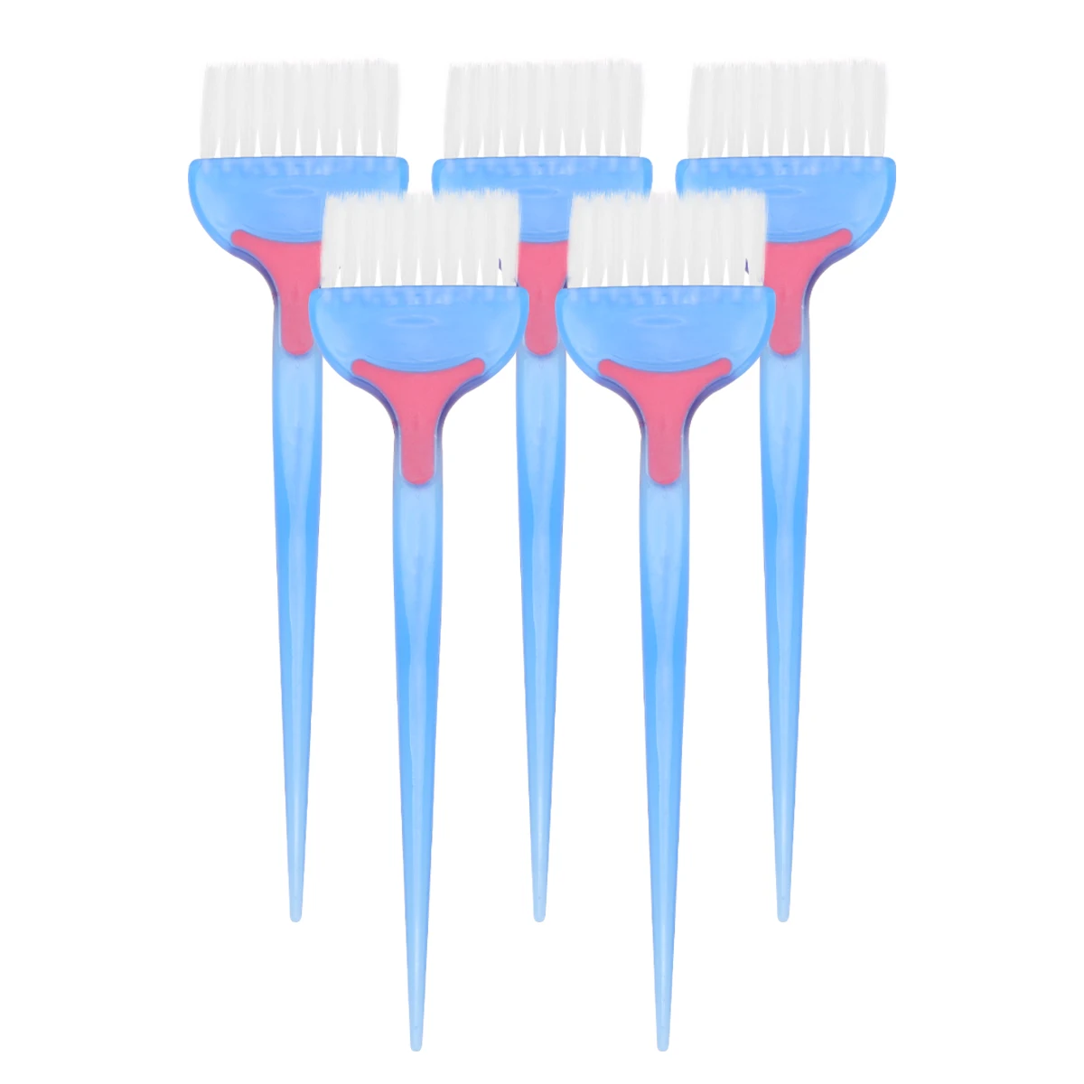 

5pcs Dye Brush Soft Bristle Hair Tint Applicator For Salon Home Use Hair Coloring Treatment Dye Applicator Tool Blue