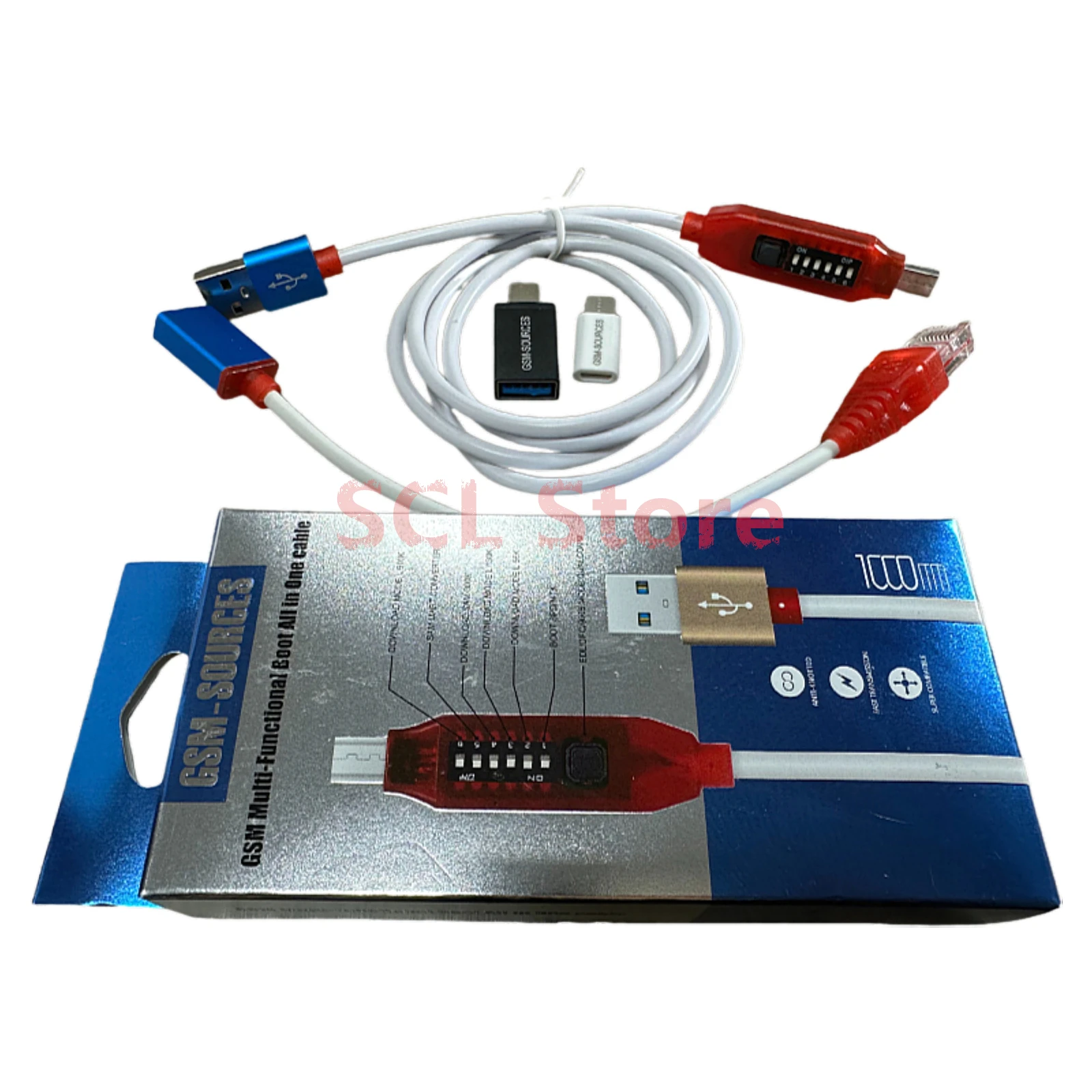All Boot Cable (EASY SWITCHING) Micro USB RJ45 All in One Multifunction Boot Cable edl cable Umf Cable