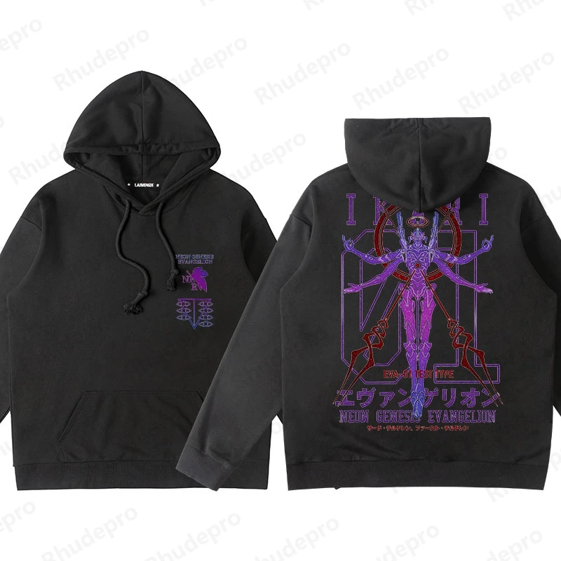 2024 New Century Evangelion Joint Youth Hoodie Men Hooded Eva First Mobile Diffuse Clothing Design Sense Of Tide Oversized