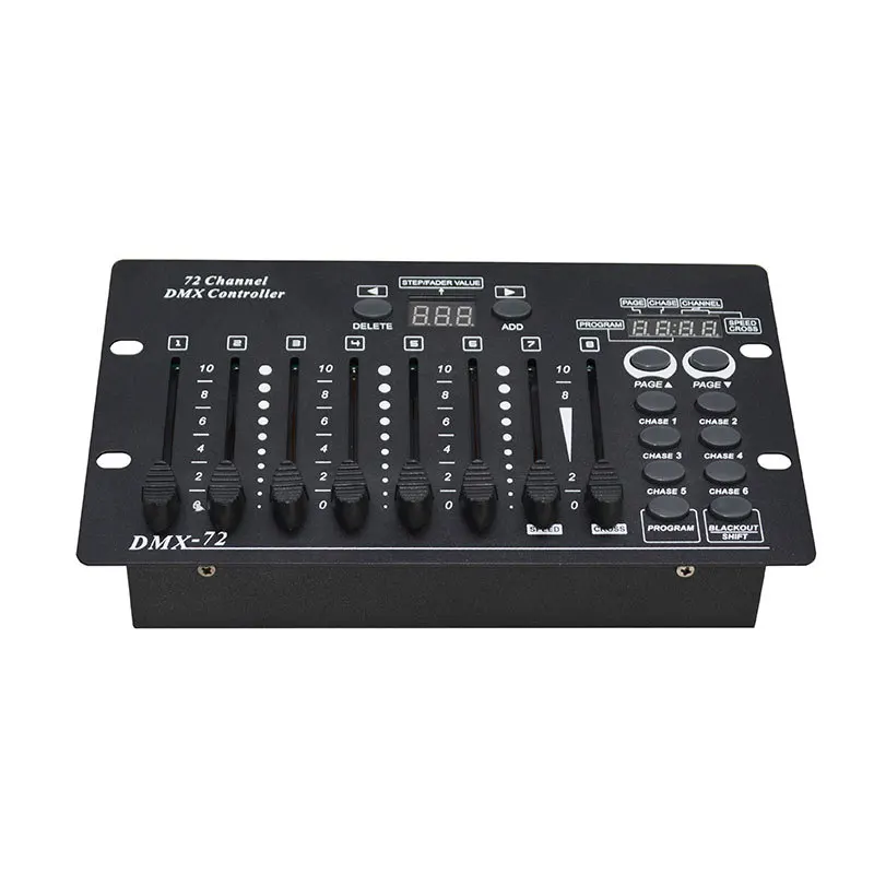 High Quality 72 Channel Mini DMX512 Stage Lighting Console, Portable Simple DMX Controller For DJ Wedding Club Stage Lights