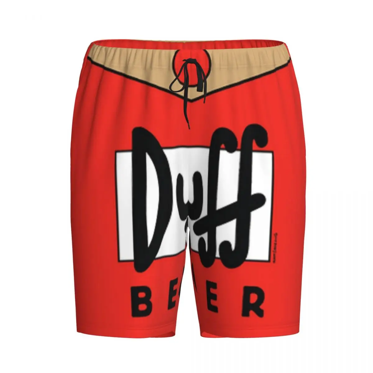 

Мужские пижамные шорты Custom Duff Beer, брюки для сна, домашняя одежда, нижняя часть комплекта для отдыха