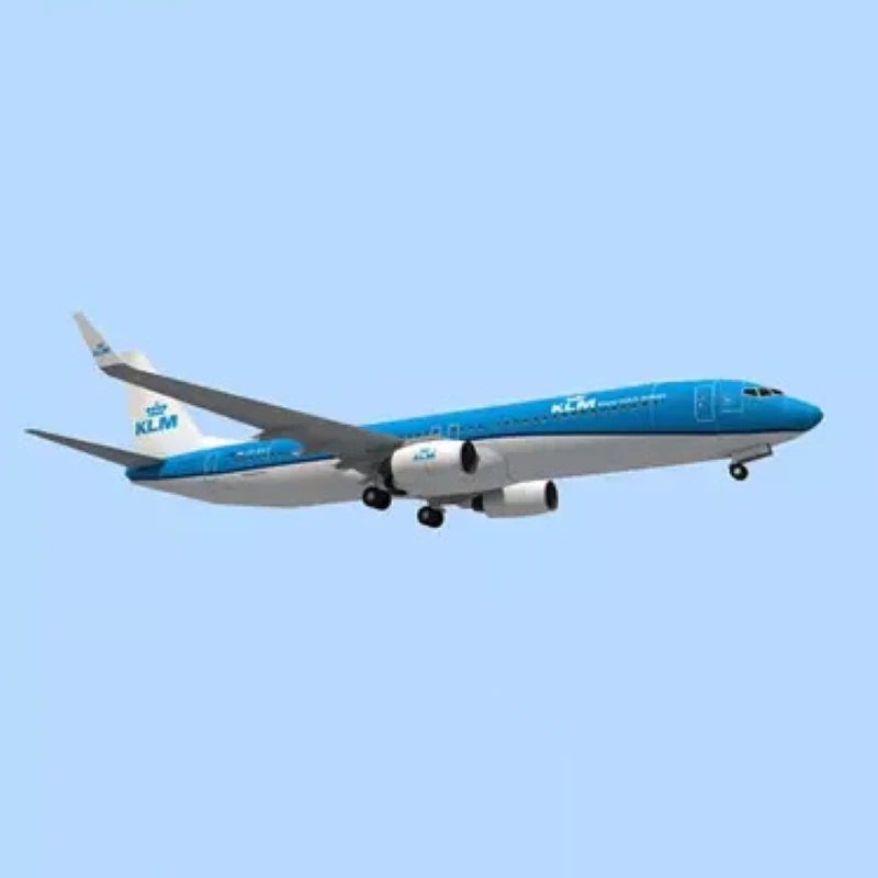 1:100 Boeing 737 Aircraft Dutch Aviation Paper Model DIY Handmade Origami Toy Airplane Model