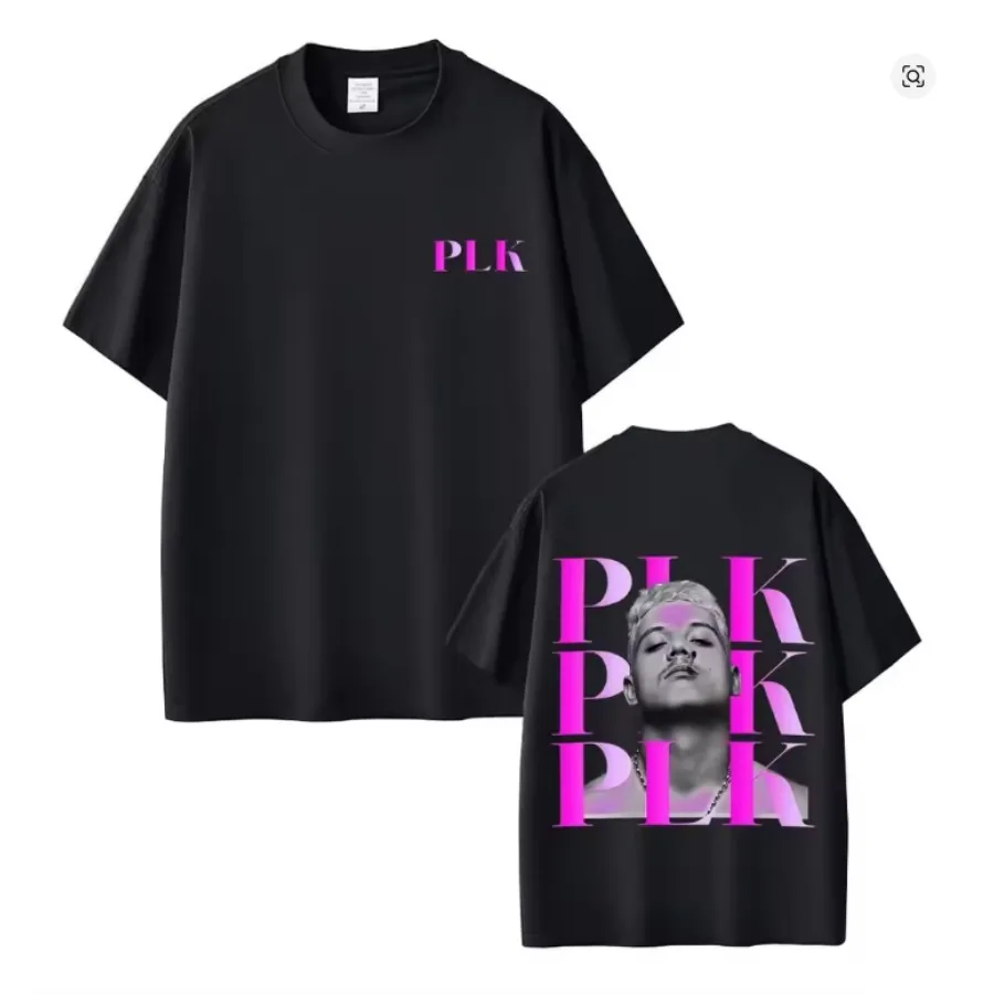 Rapper Plk Face T-shirts Men Women Harajuku Gothic Hip Hop High Quality Cotton Punk T Shirt Fashion Casual T-shirt