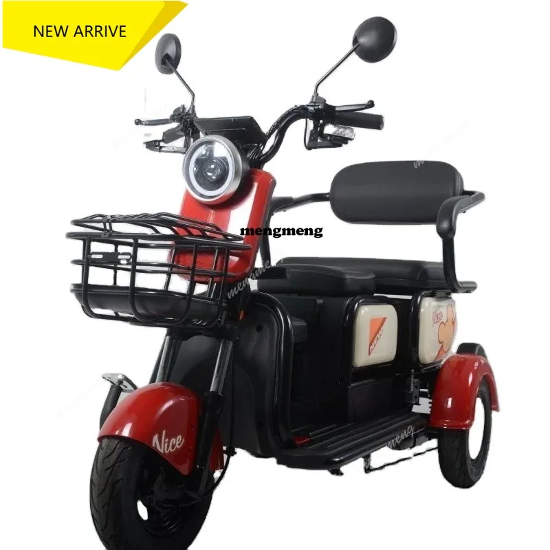 Red, Cheap, Affordable, High-quality, Convenient V9 Three-wheeled Electric Tricycle Three-wheeled Electric Tricycle