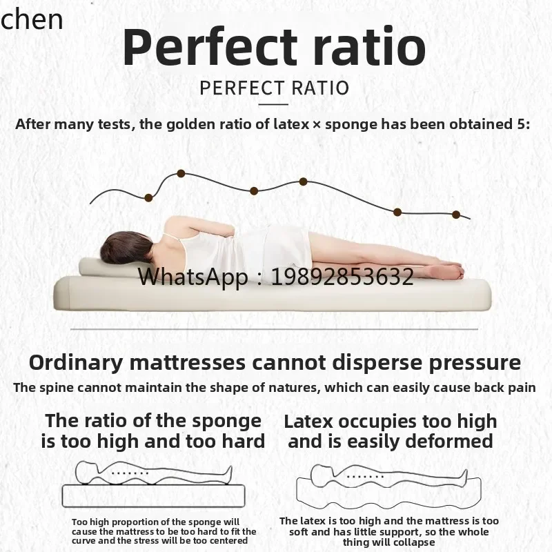 AA Solid Wood Massage Bed Latex Eyelash Bed Spa Tattoo Embroidery