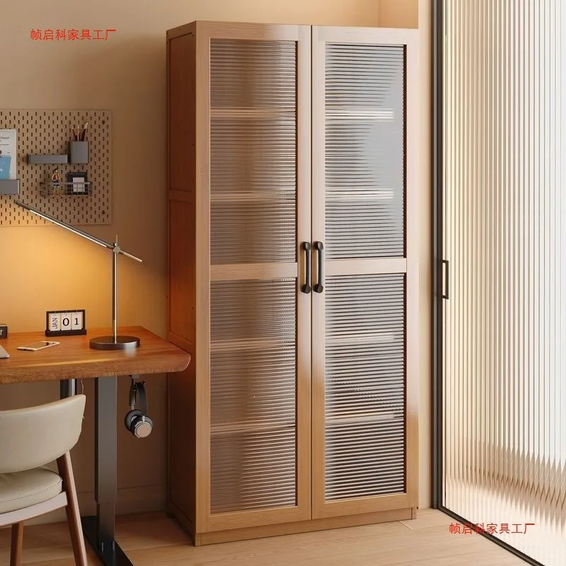 Bookshelf locker against the wall Bookcase storage Living room shelf Floor-to-ceiling simple household belt