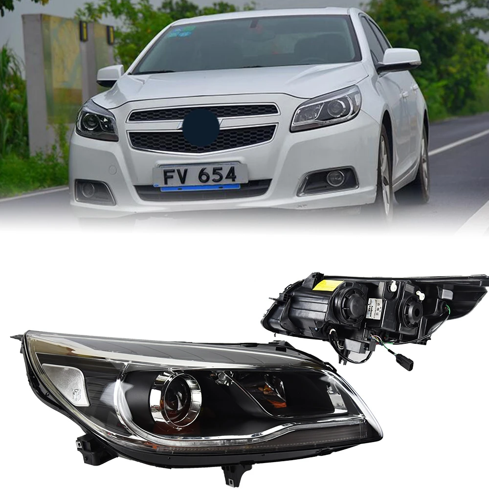 Car For Chevrolet Malibu 2012–2016 Headlights DRL Hella LED Bi Xenon Bulb Fog Lights Car Accessory Head Lamp